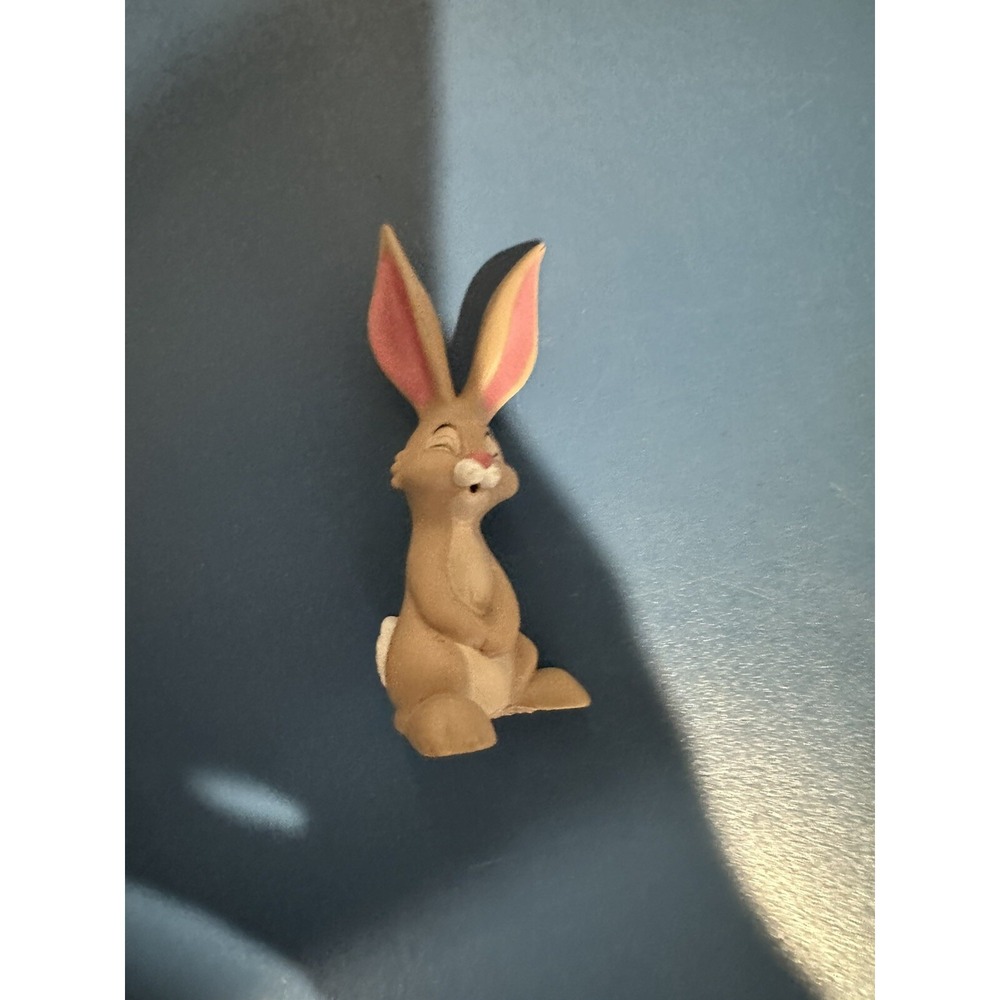 RARE Disney SLEEPING BEAUTY RABBIT Vinyl Figure Toy Cake Topper